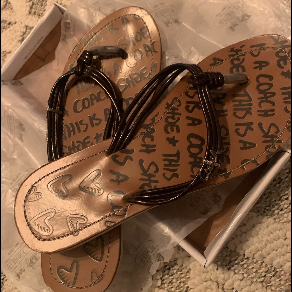 Coach sandals